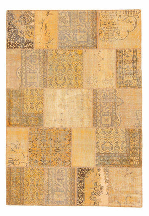 Patchwork-tæppe - 240 x 170 cm - flerfarvet