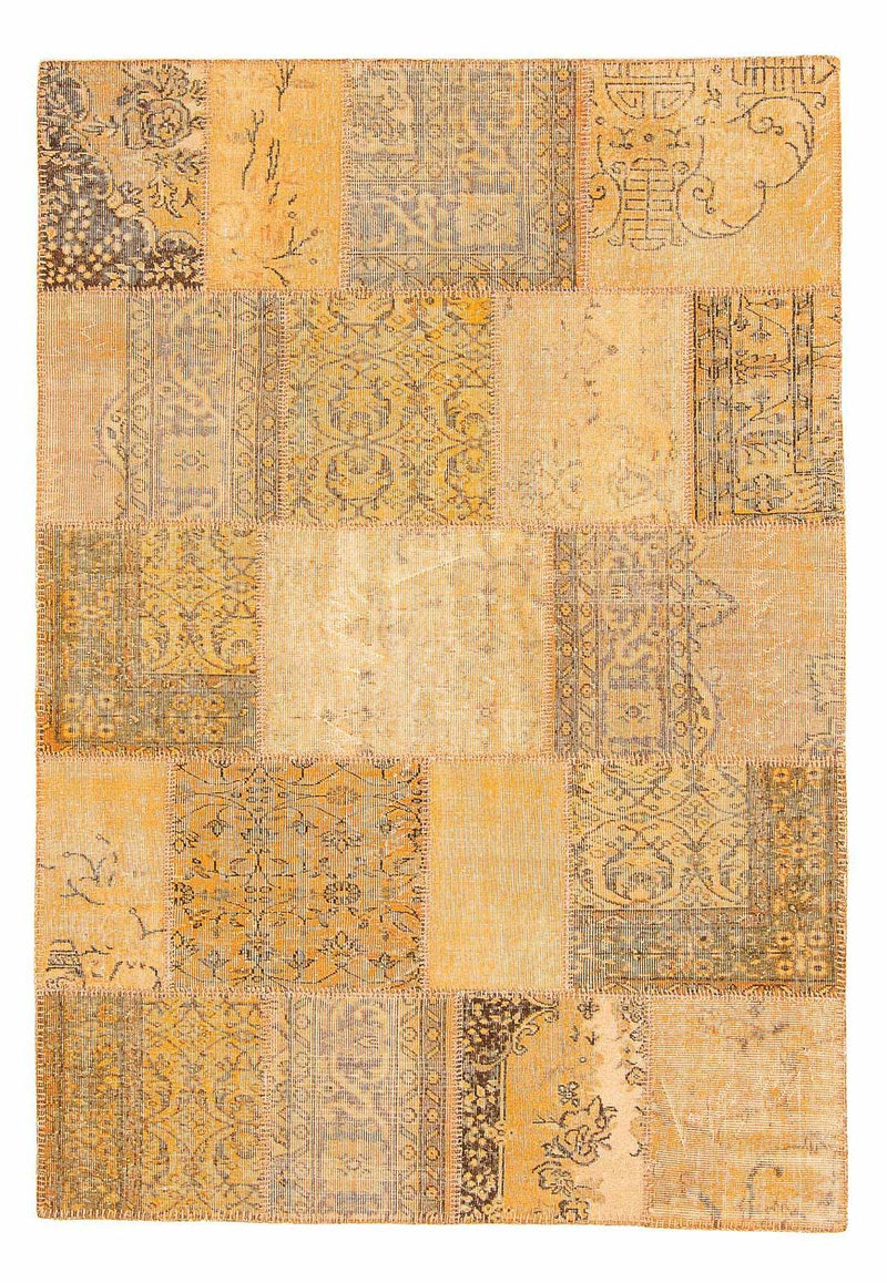 Patchwork-tæppe - 240 x 170 cm - flerfarvet