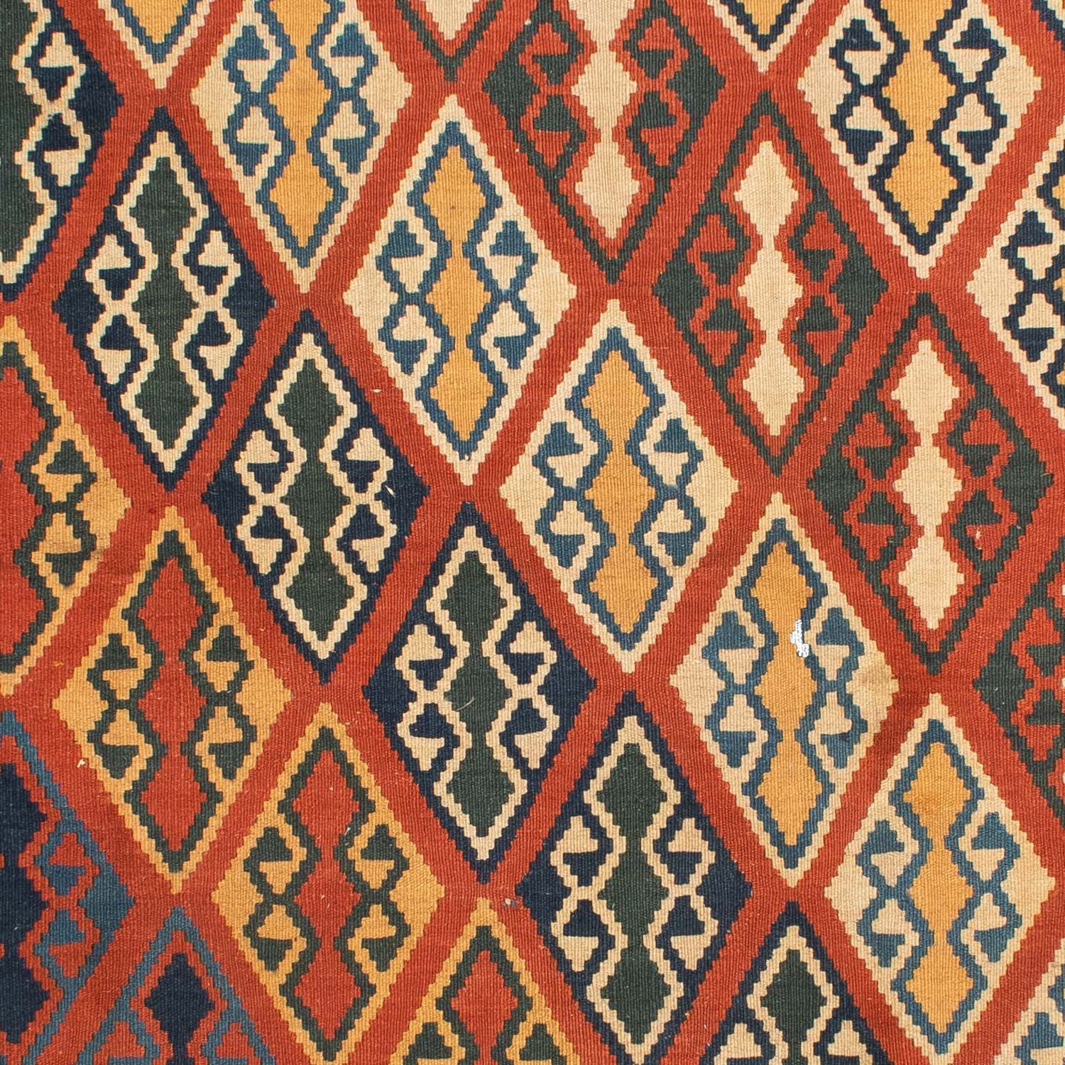 Kelim-tæppe - orientalsk - 240 x 215 cm - flerfarvet