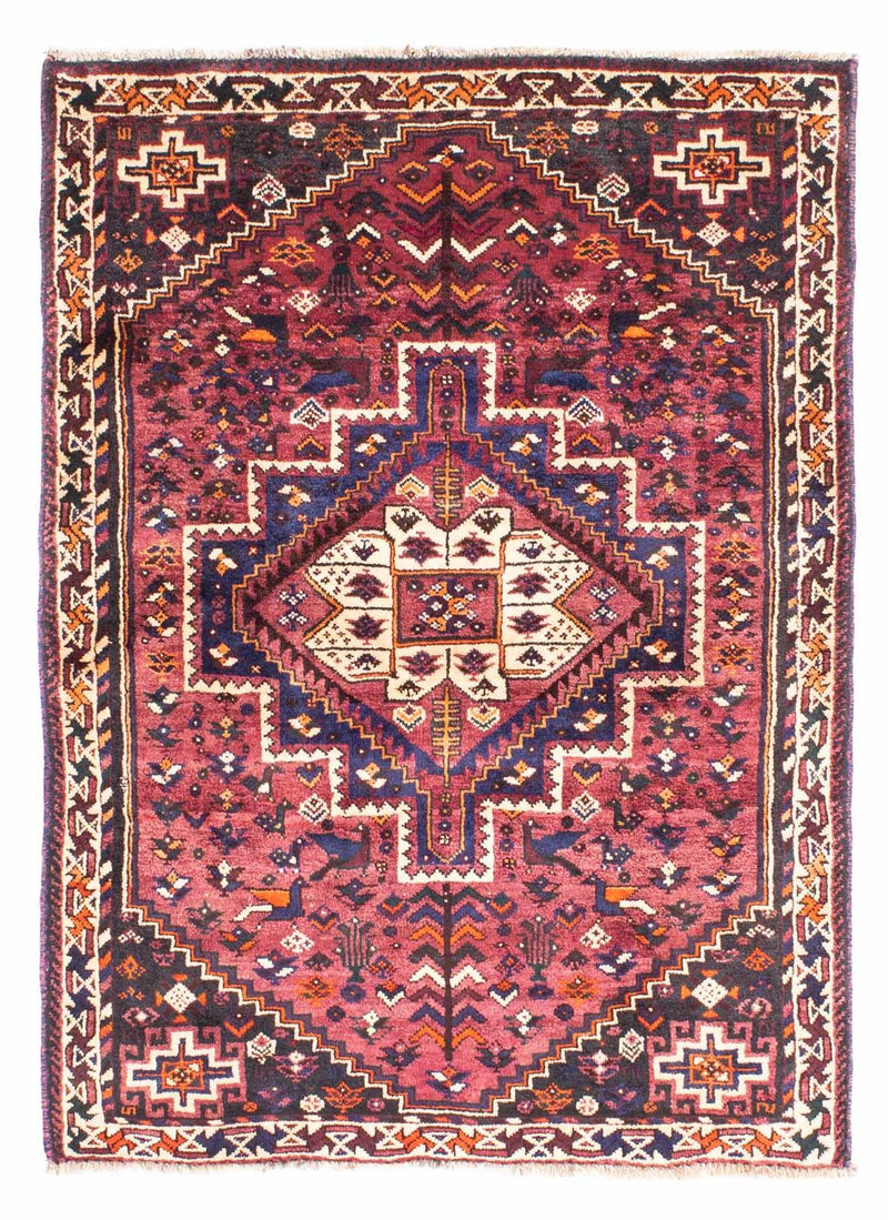 Persisk tæppe - Nomadisk - 155 x 110 cm - fuchsia