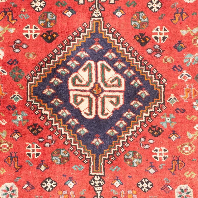 Persisk tæppe - Nomadisk - 185 x 123 cm - mørkerød