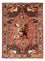 Persisk tæppe - Nomadisk - 192 x 155 cm - lysrød