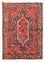 Persisk tæppe - Nomadisk - 180 x 127 cm - mørkerød