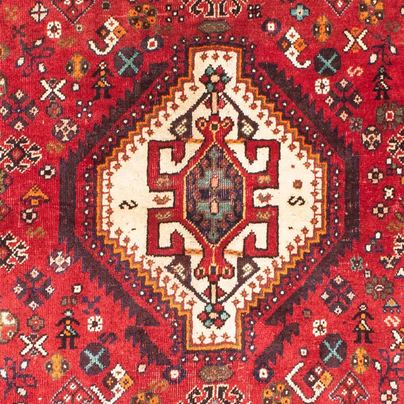 Persisk tæppe - Nomadisk - 170 x 120 cm - mørkerød