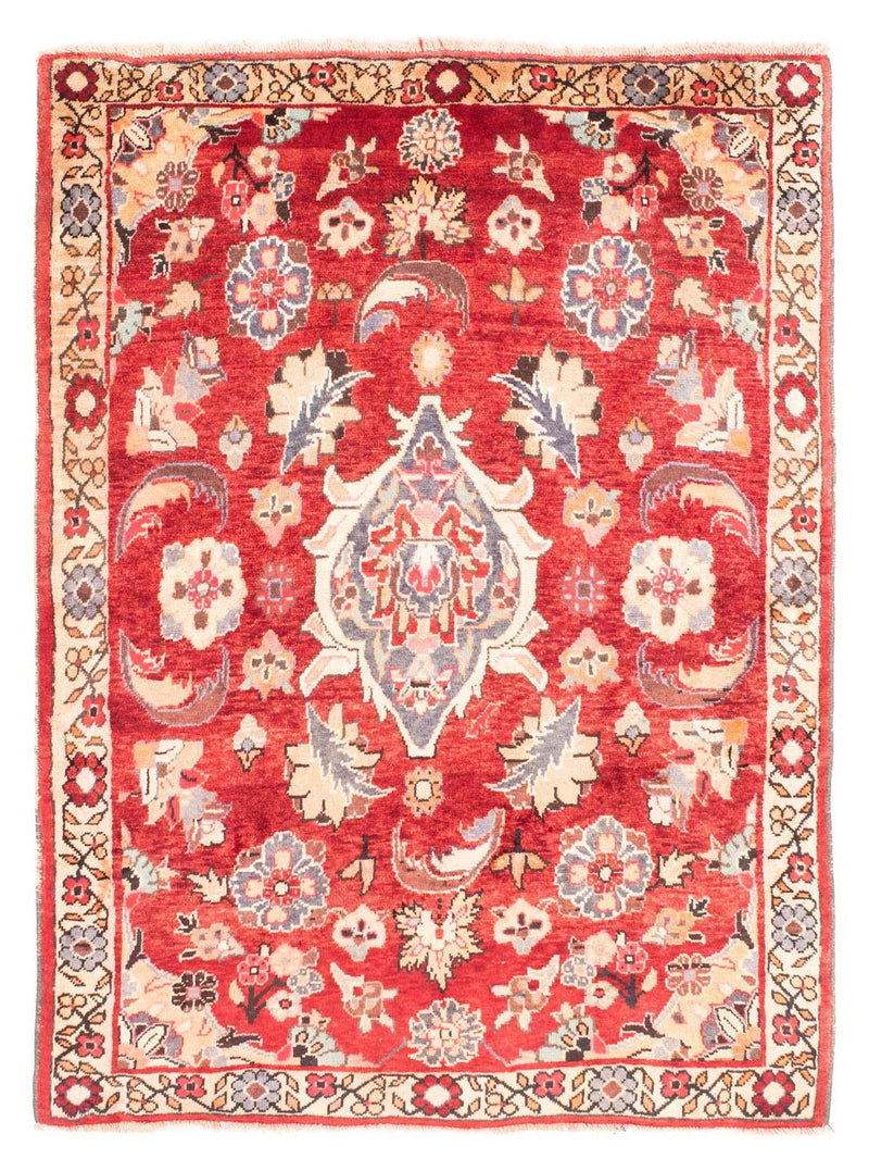 Persisk tæppe - Nomadisk - 160 x 120 cm - lysrød