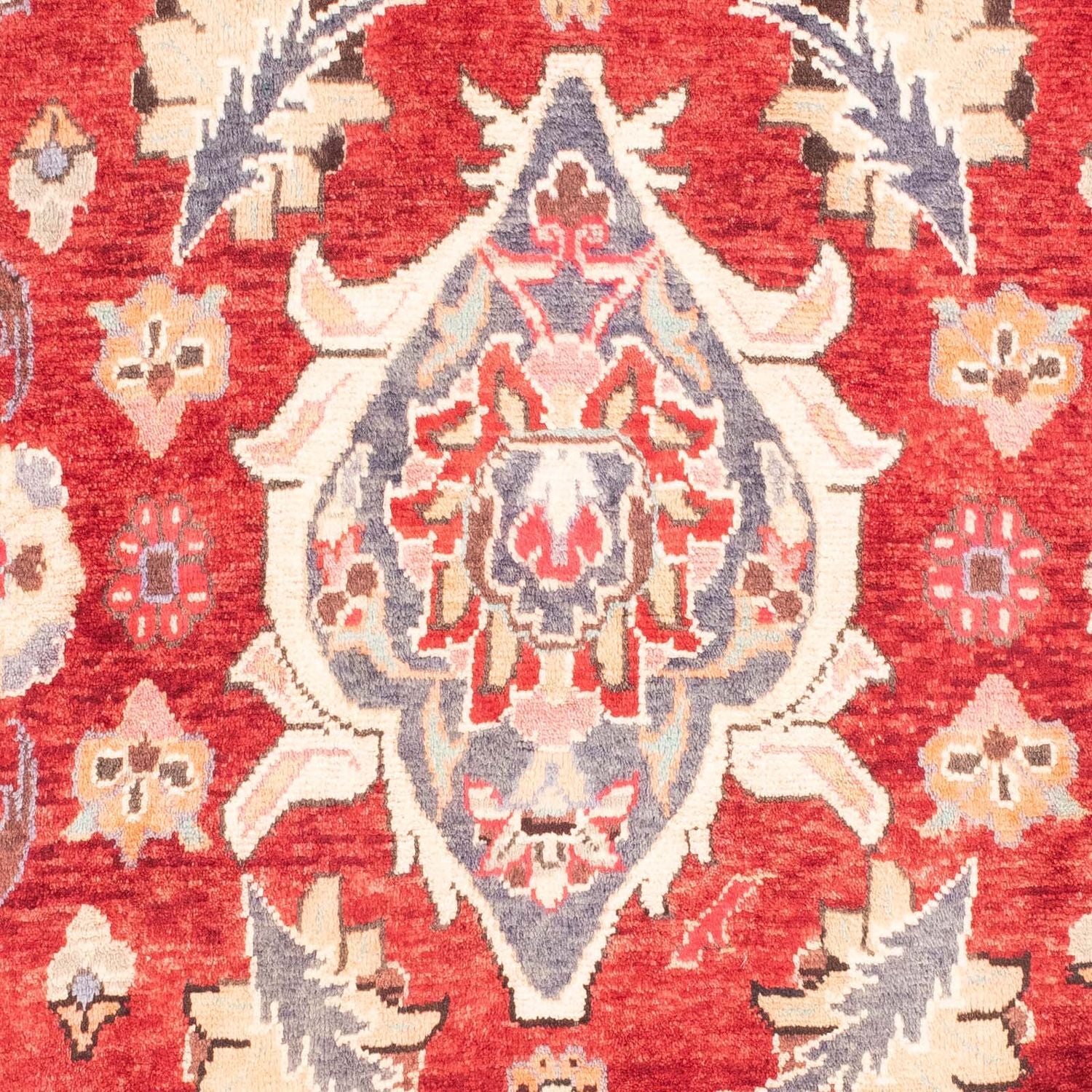 Persisk tæppe - Nomadisk - 160 x 120 cm - lysrød