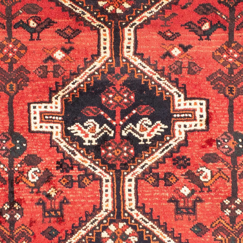 Persisk tæppe - Nomadisk - 160 x 113 cm - mørkerød