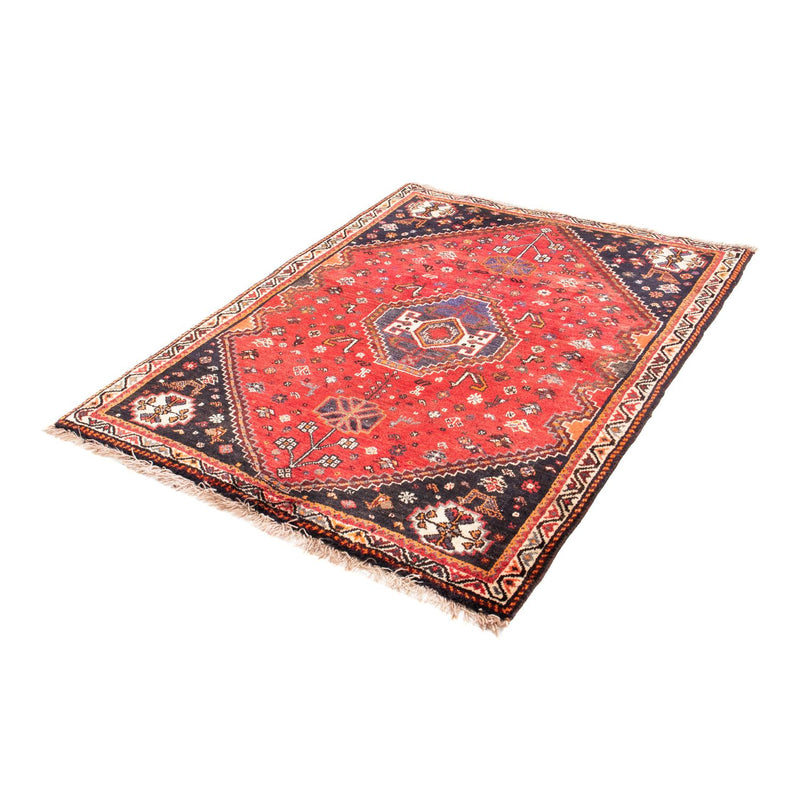 Persisk tæppe - Nomadisk - 152 x 116 cm - mørkerød