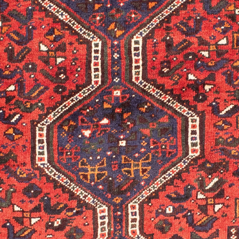 Persisk tæppe - Nomadisk - 163 x 110 cm - mørkerød