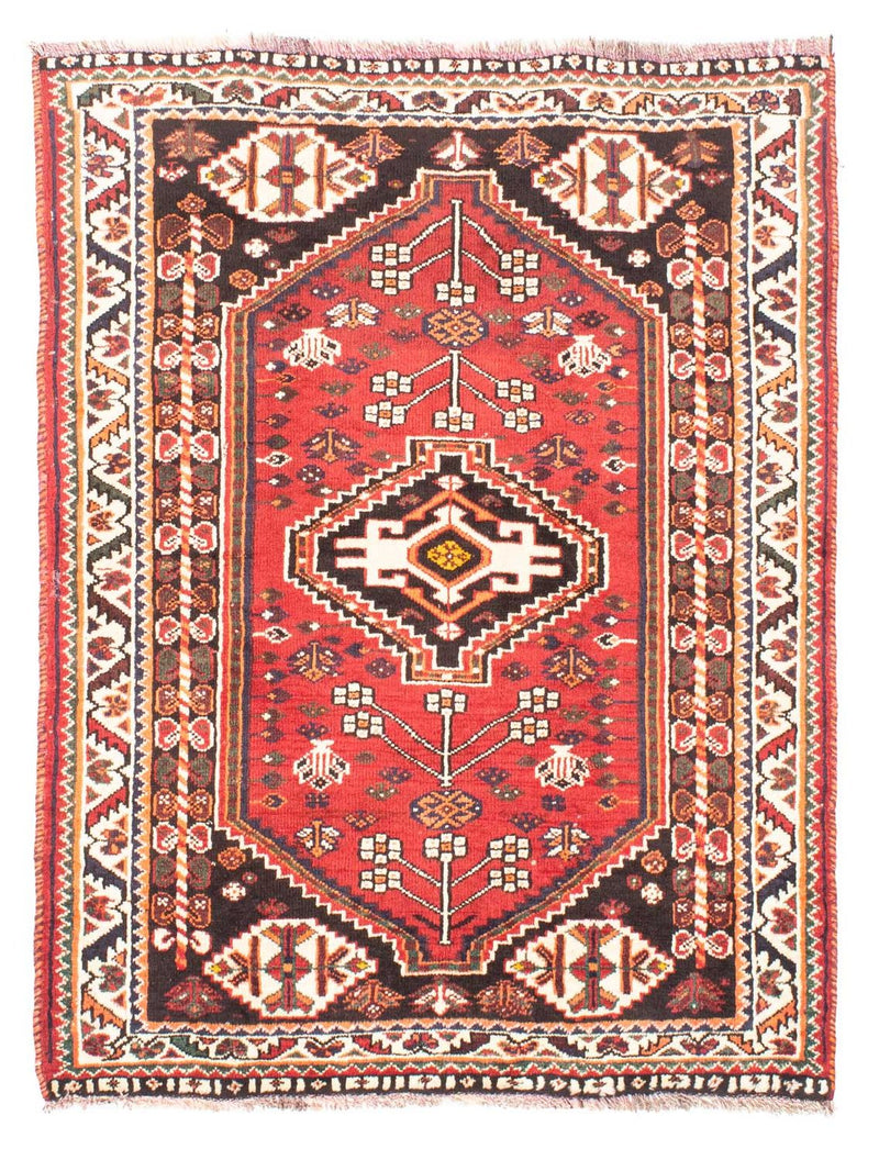 Persisk tæppe - Nomadisk - 147 x 110 cm - rød