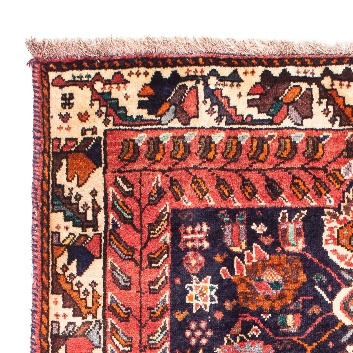 Persisk tæppe - Nomadisk - 165 x 115 cm - mørkeblå