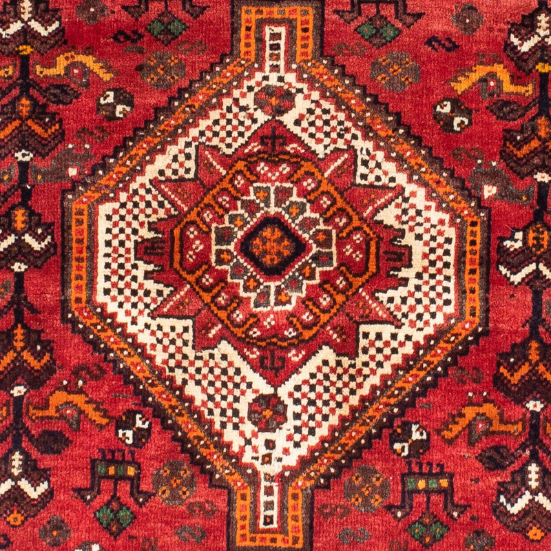 Persisk tæppe - Nomadisk - 160 x 106 cm - mørkerød