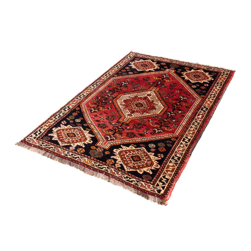 Persisk tæppe - Nomadisk - 160 x 106 cm - mørkerød