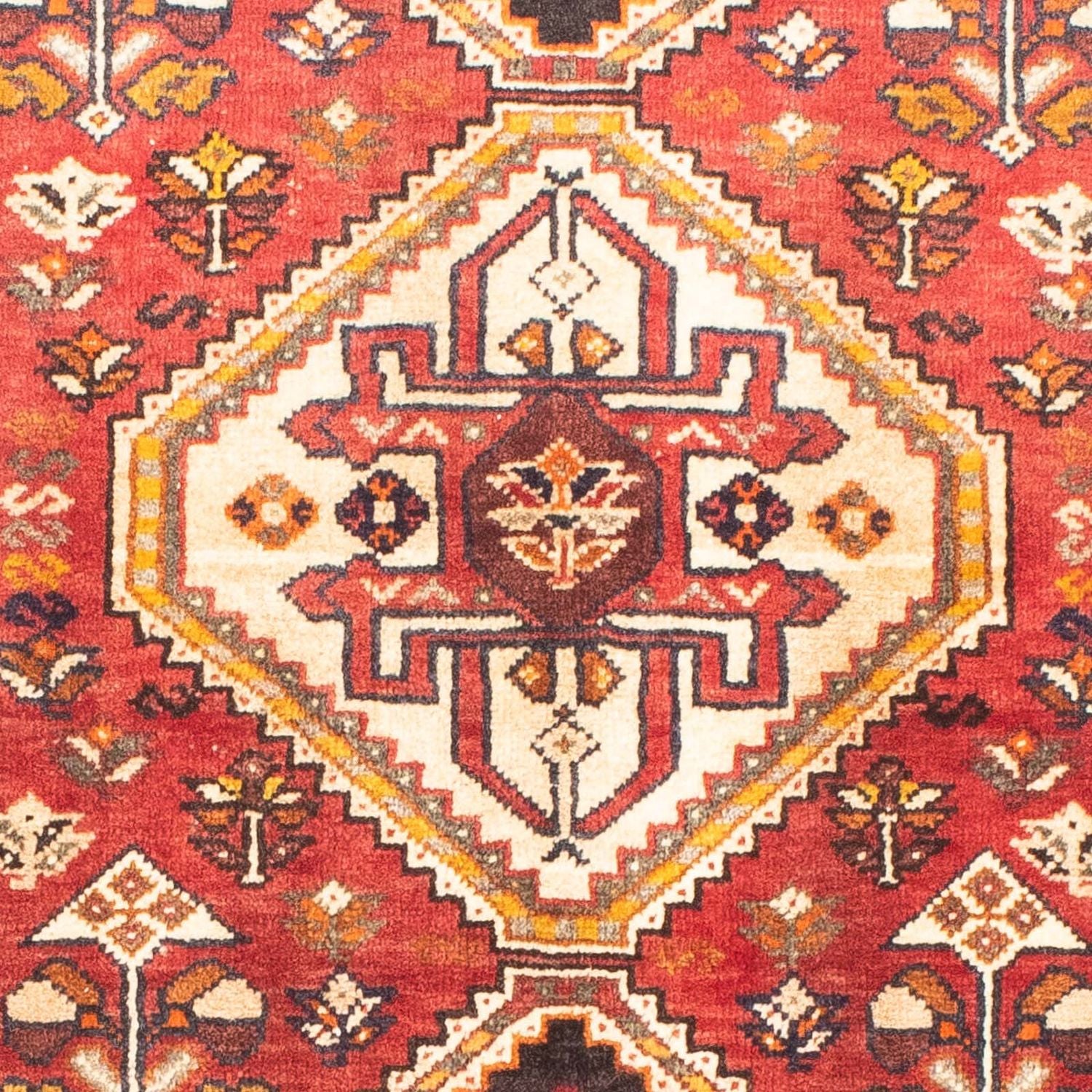 Persisk tæppe - Nomadisk - 153 x 80 cm - mørkerød