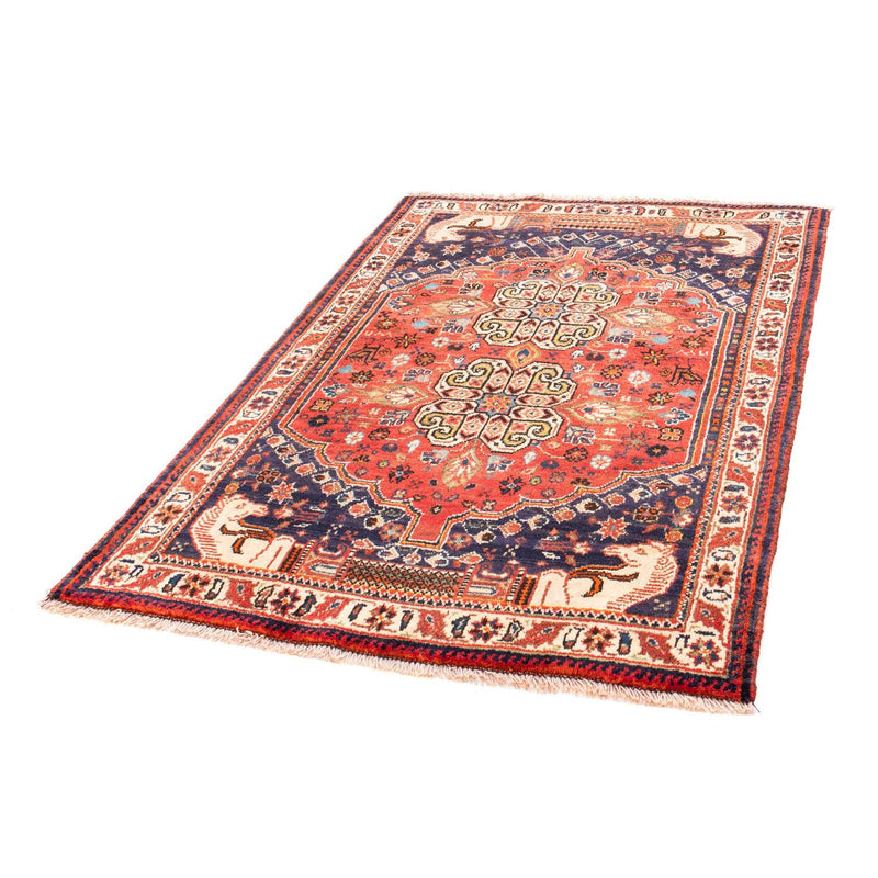 Persisk tæppe - Nomadisk - 155 x 112 cm - lysrød