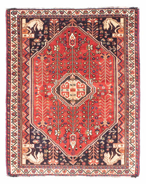 Persisk tæppe - Nomadisk - 162 x 127 cm - rød