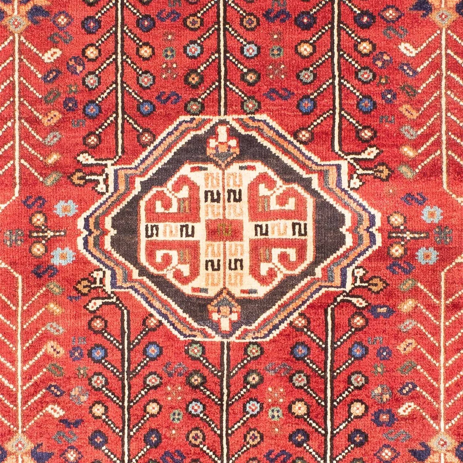 Persisk tæppe - Nomadisk - 162 x 127 cm - rød