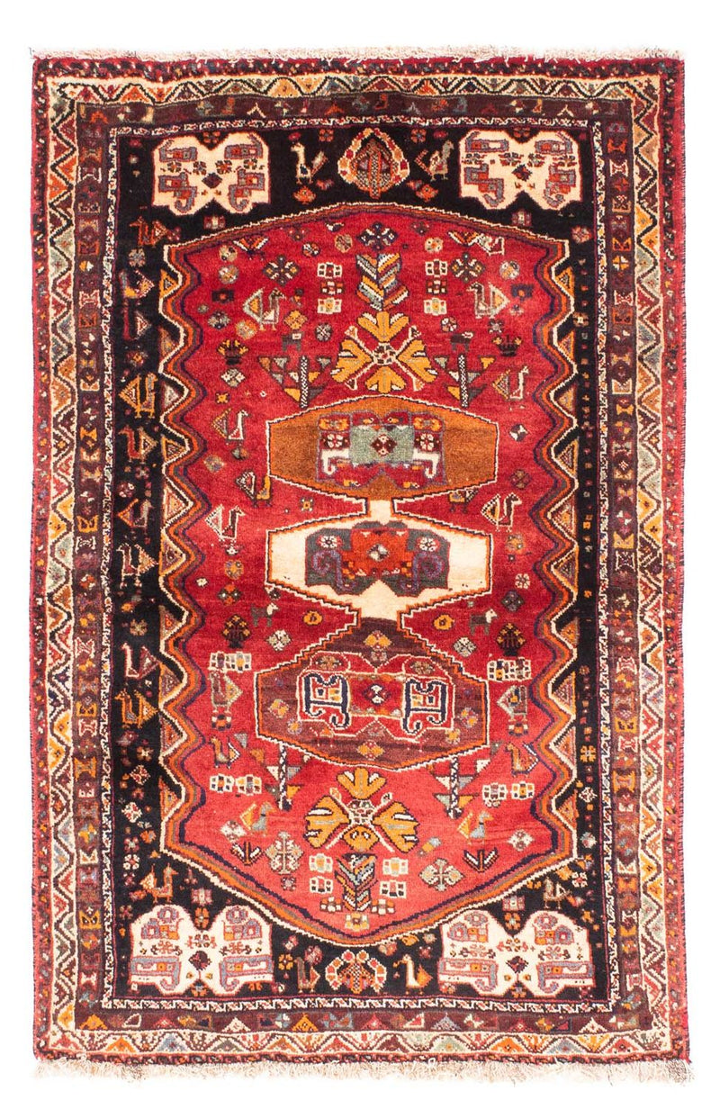 Persisk tæppe - Nomadisk - 160 x 105 cm - rød
