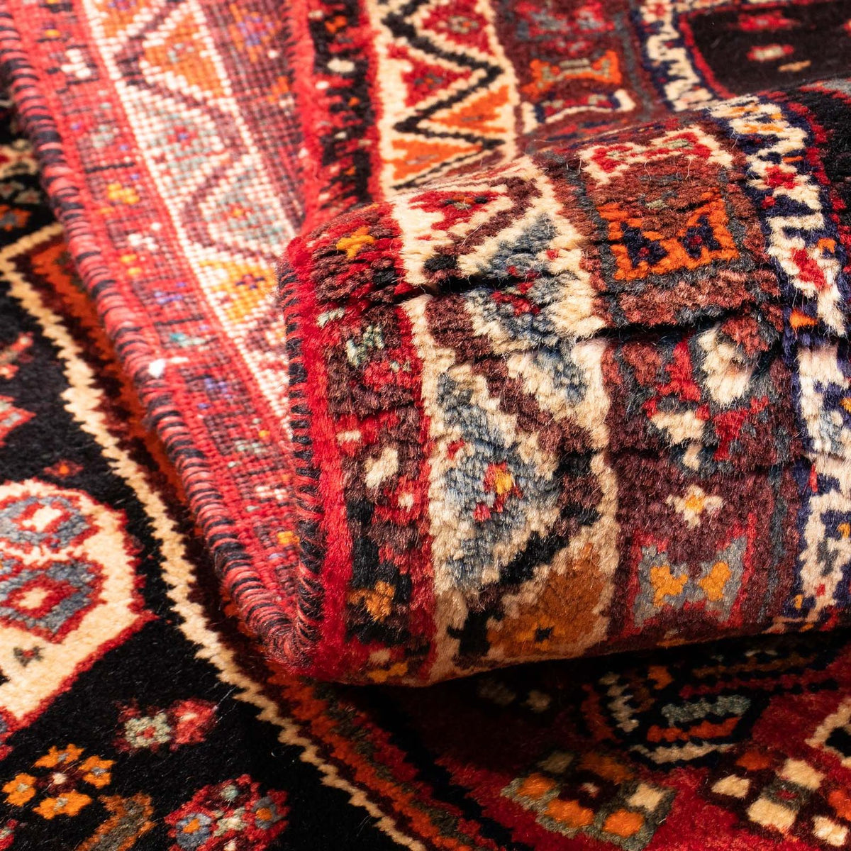 Persisk tæppe - Nomadisk - 160 x 105 cm - rød