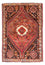 Persisk tæppe - Nomadisk - 156 x 112 cm - mørkerød