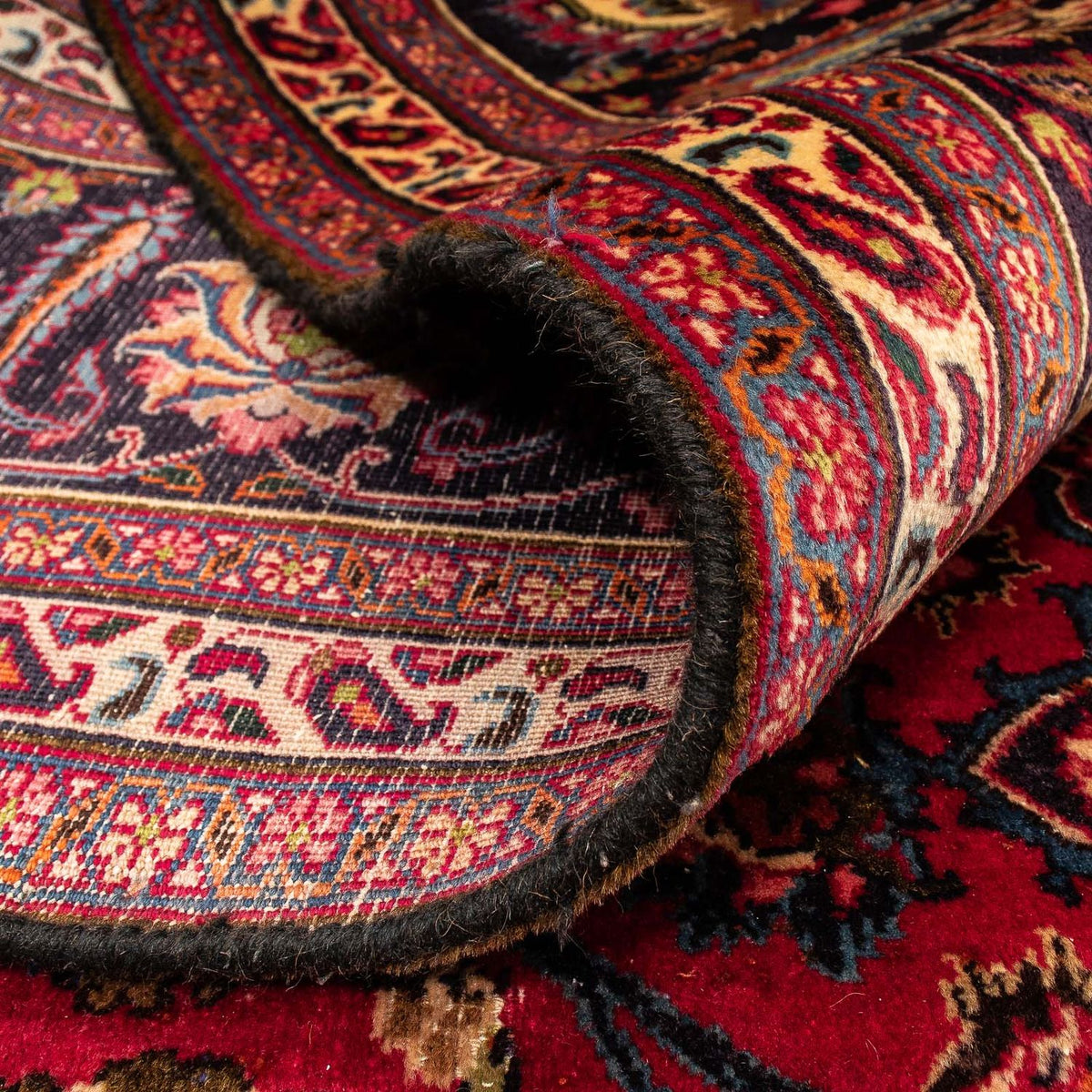 Persisk tæppe - Classic - 377 x 292 cm - mørkerød