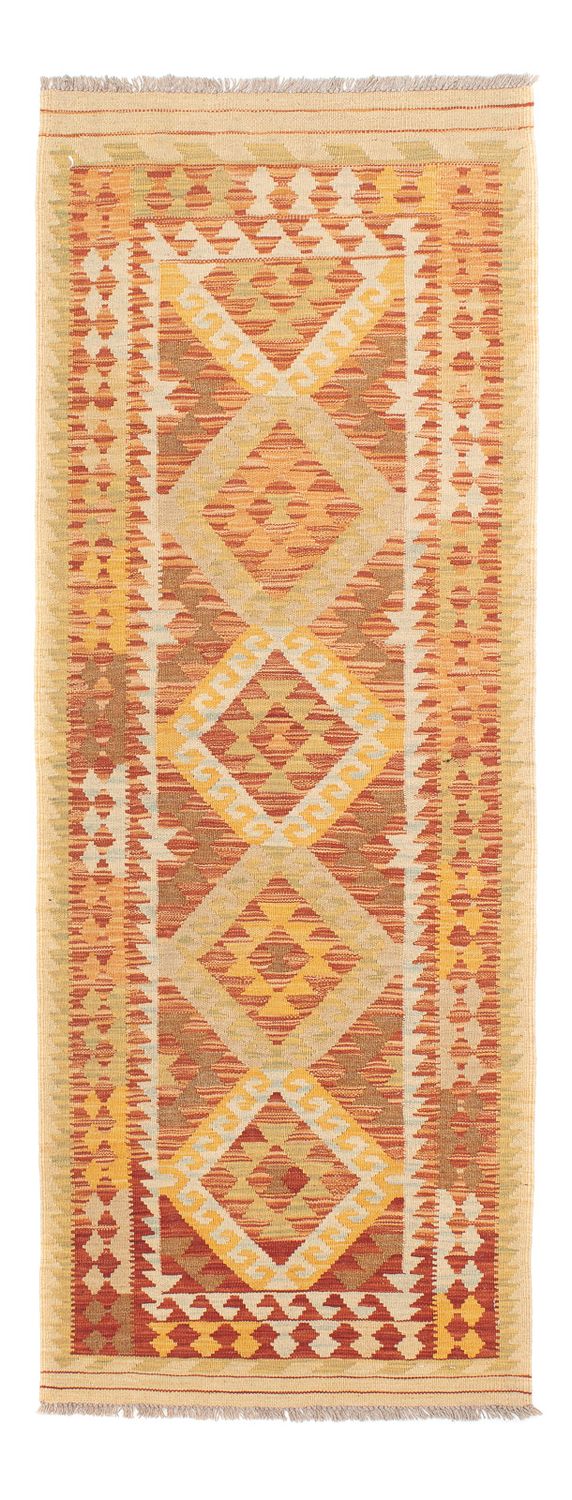 Løber Kelim Carpet - Splash - 192 x 65 cm - flerfarvet