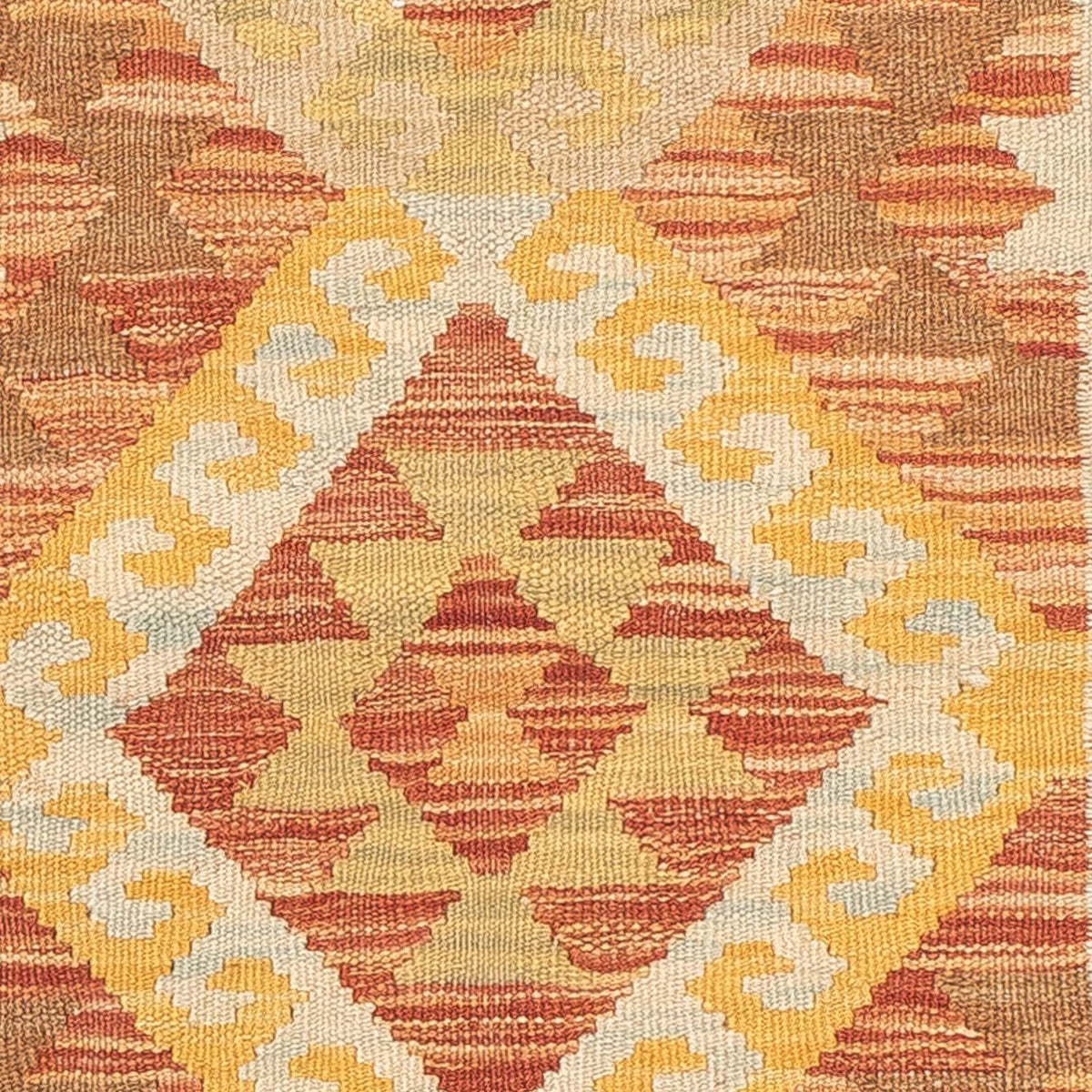 Løber Kelim Carpet - Splash - 192 x 65 cm - flerfarvet
