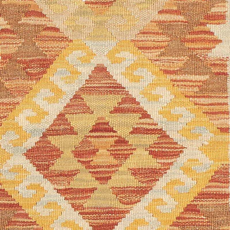 Løber Kelim Carpet - Splash - 192 x 65 cm - flerfarvet