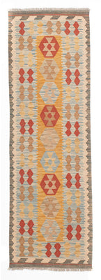 Løber Kelim Carpet - Splash - 212 x 65 cm - flerfarvet