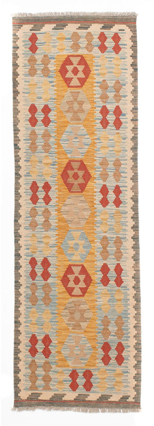 Løber Kelim Carpet - Splash - 212 x 65 cm - flerfarvet