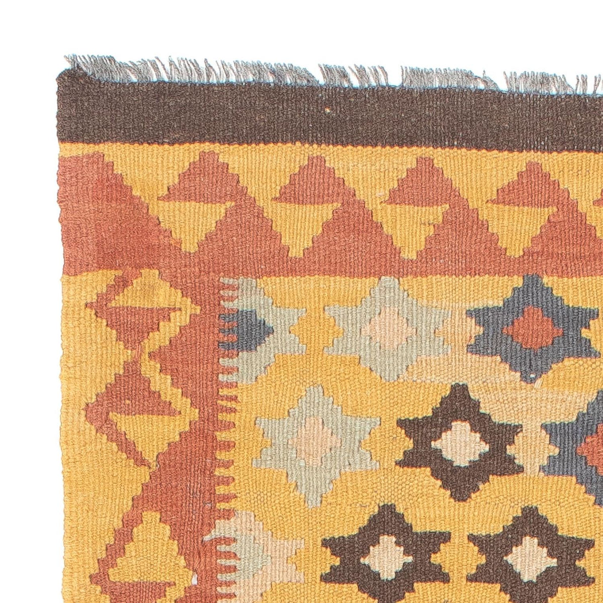 Løber Kelim Carpet - Splash - 210 x 64 cm - flerfarvet