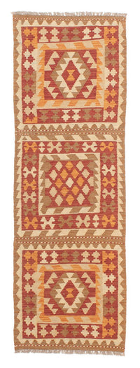 Løber Kelim Carpet - Splash - 187 x 59 cm - flerfarvet