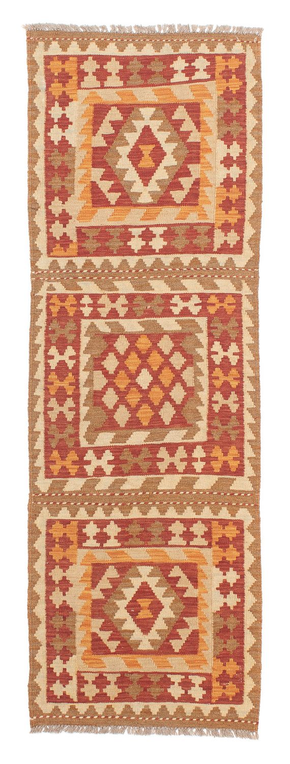 Løber Kelim Carpet - Splash - 187 x 59 cm - flerfarvet