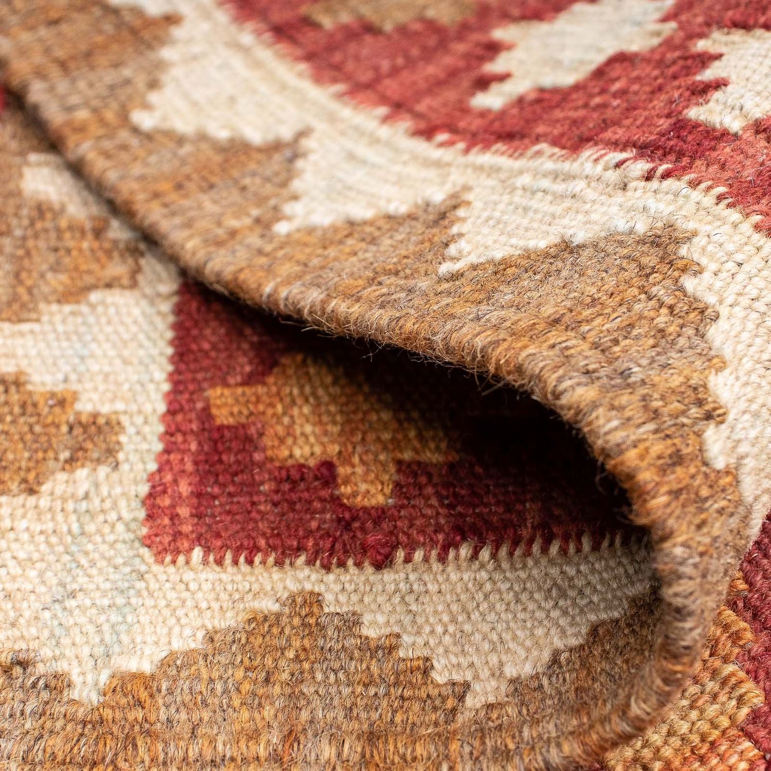 Løber Kelim Carpet - Splash - 187 x 59 cm - flerfarvet