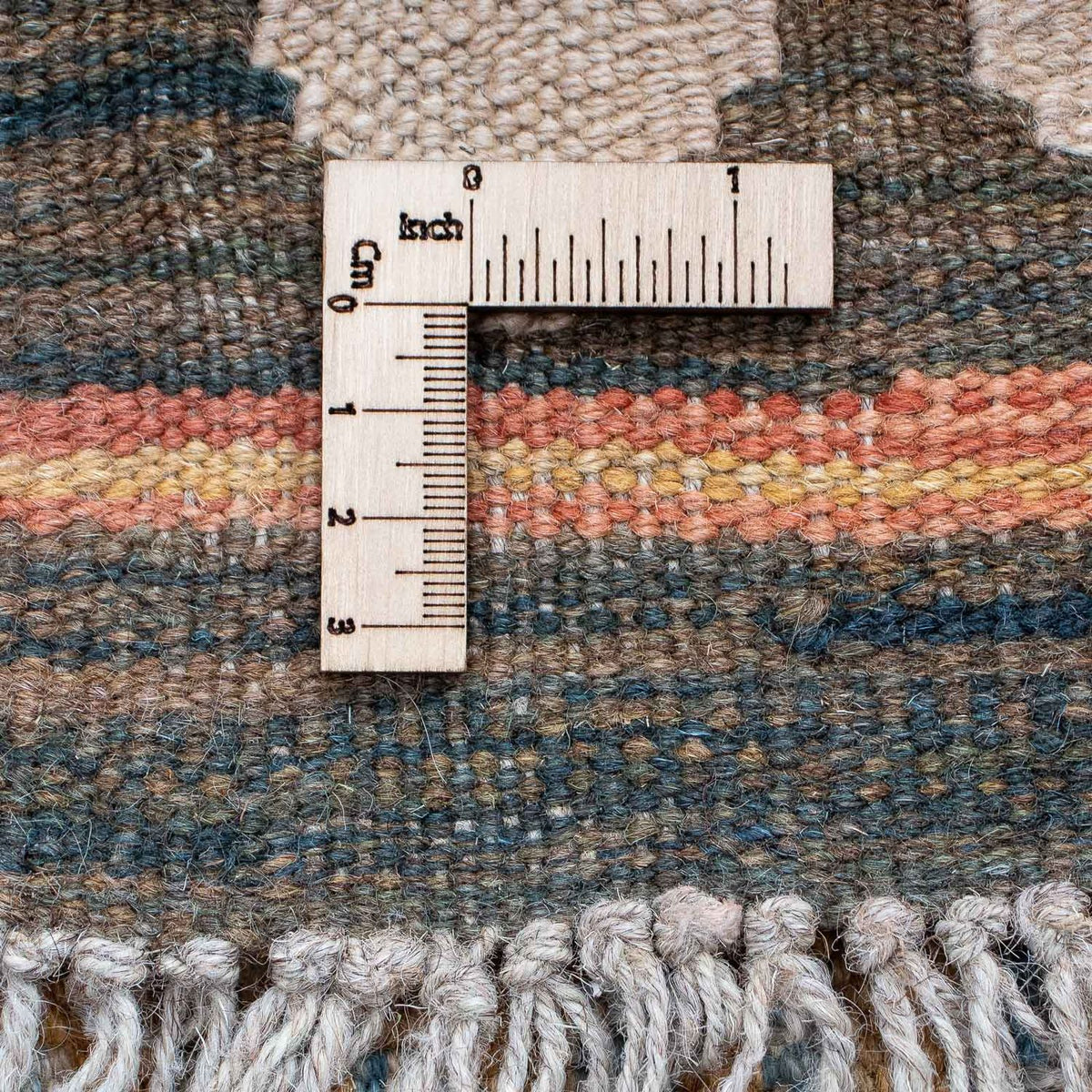 Løber Kelim Carpet - Splash - 203 x 69 cm - flerfarvet