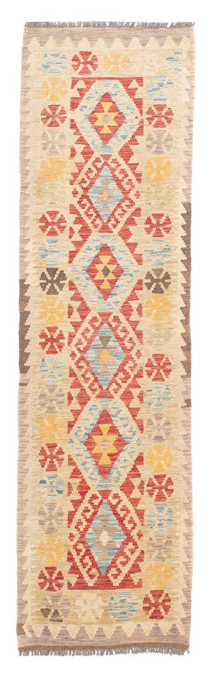 Løber Kelim Carpet - Splash - 199 x 53 cm - flerfarvet