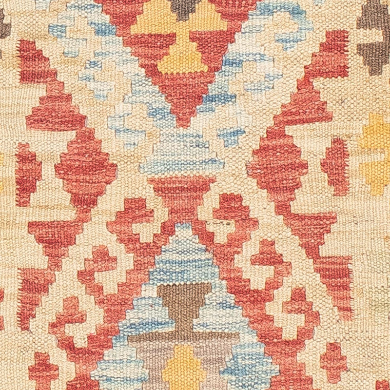 Løber Kelim Carpet - Splash - 199 x 53 cm - flerfarvet