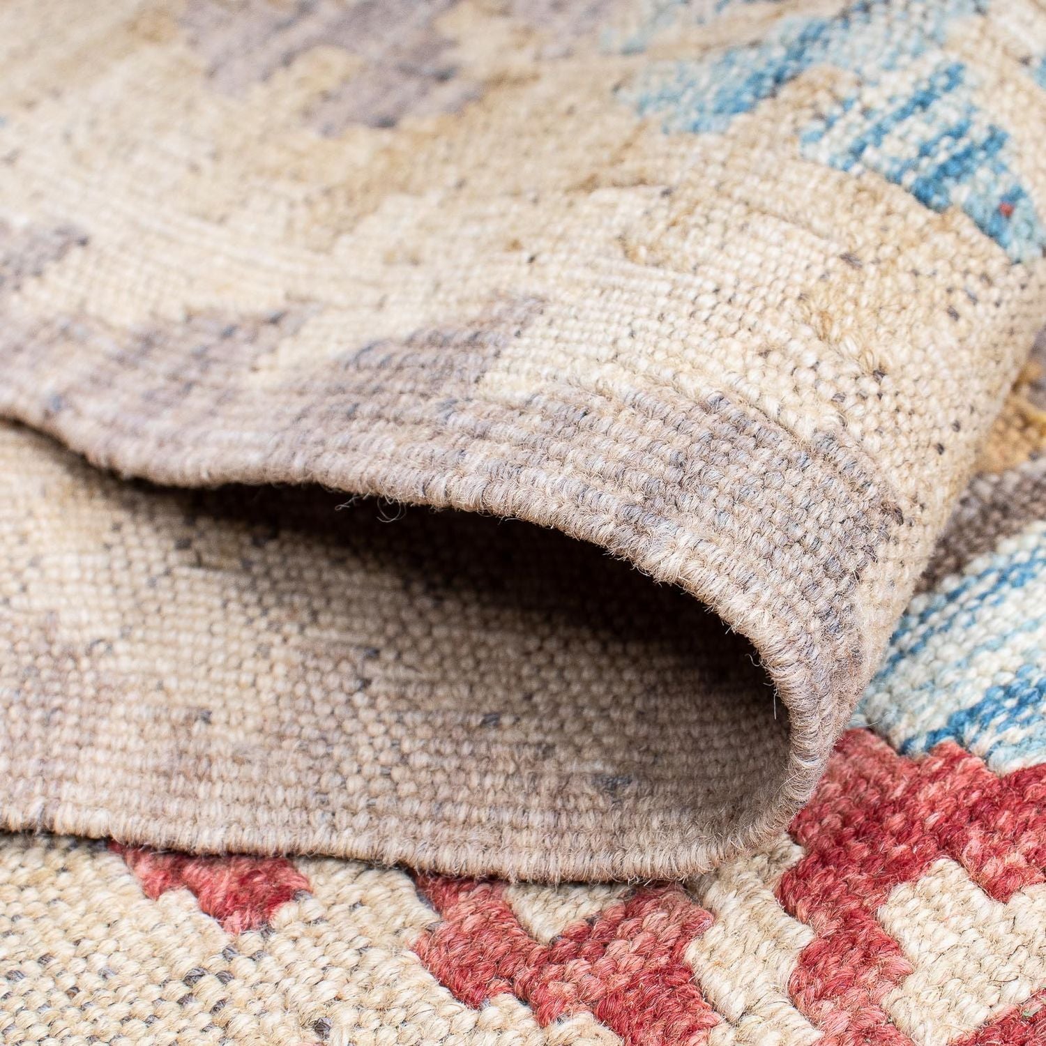 Løber Kelim Carpet - Splash - 199 x 53 cm - flerfarvet