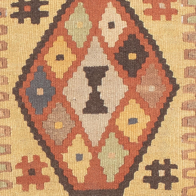 Løber Kelim Carpet - Splash - 204 x 59 cm - flerfarvet