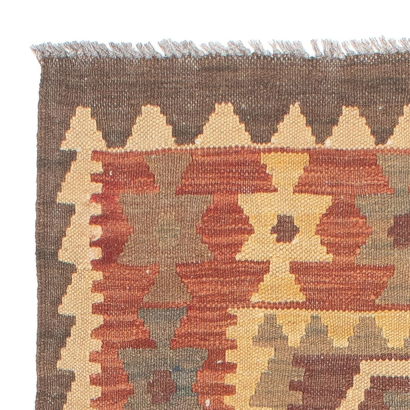 Løber Kelim Carpet - Splash - 201 x 67 cm - flerfarvet