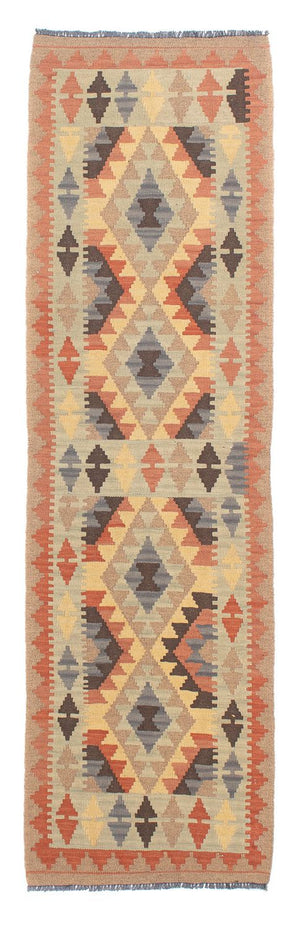 Løber Kelim Carpet - Splash - 198 x 57 cm - flerfarvet