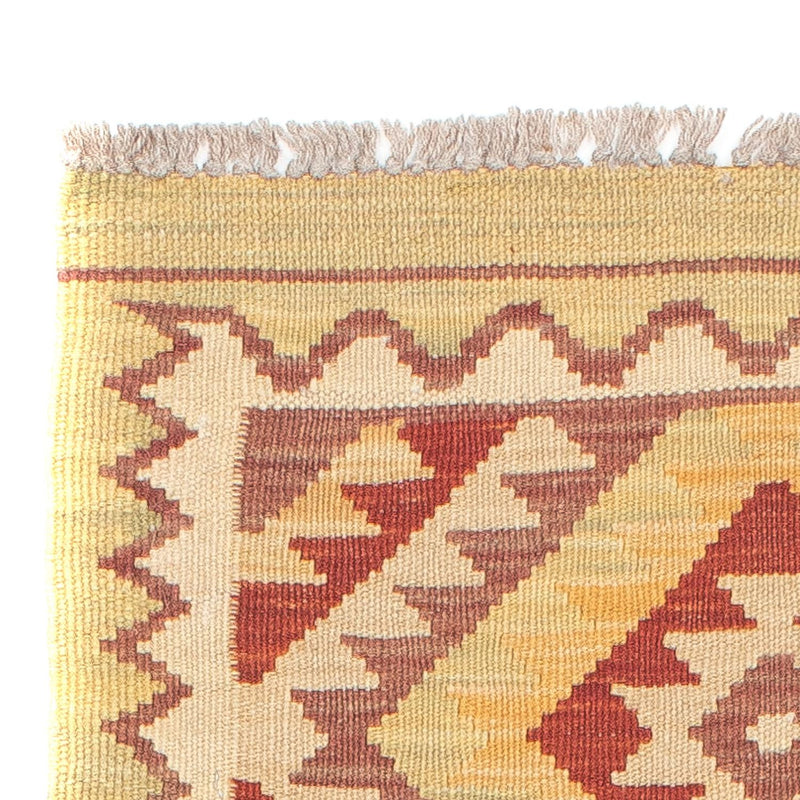 Løber Kelim Carpet - Splash - 201 x 54 cm - flerfarvet