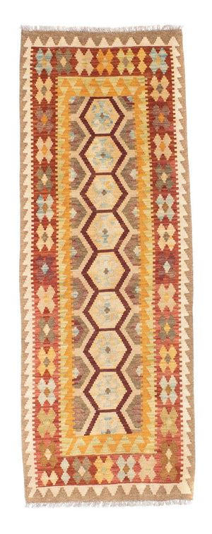 Løber Kelim-tæppe - orientalsk - 191 x 74 cm - beige