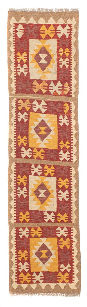 Løber Kelim Carpet - Splash - 195 x 50 cm - flerfarvet