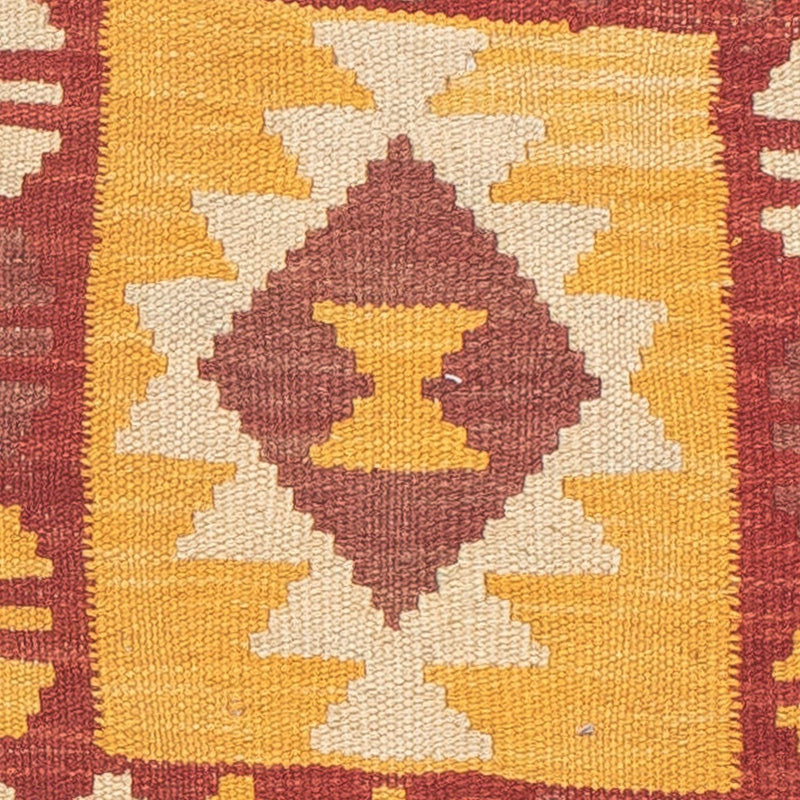 Løber Kelim Carpet - Splash - 195 x 50 cm - flerfarvet