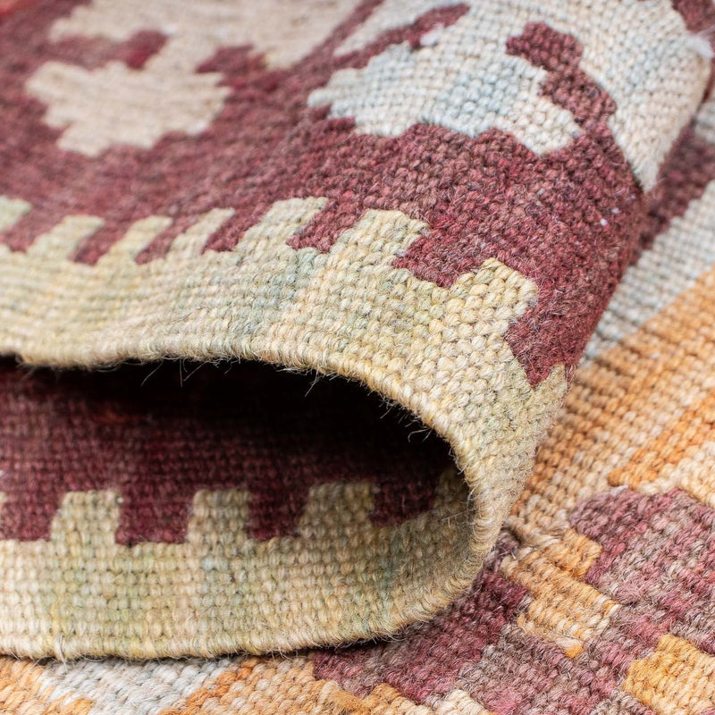 Løber Kelim Carpet - Splash - 194 x 48 cm - flerfarvet