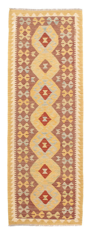 Løber Kelim Carpet - Splash - 197 x 67 cm - flerfarvet