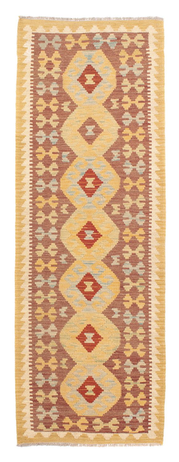 Løber Kelim Carpet - Splash - 197 x 67 cm - flerfarvet