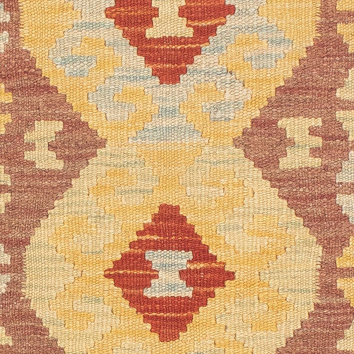 Løber Kelim Carpet - Splash - 197 x 67 cm - flerfarvet