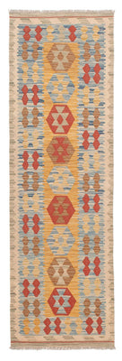 Løber Kelim Carpet - Splash - 214 x 65 cm - flerfarvet